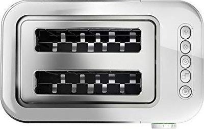 Toaster Braun HT 5010, 1000W, 2 feta, çelik inoks i bardhë