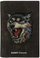 Portofol pasaporte Nimmy Passport Case Wallet Raptor Wolf, për letra, kafe