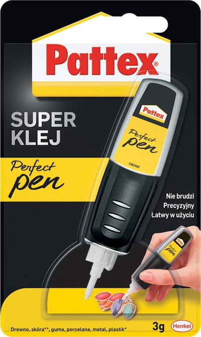 Super ngjitës Henkel Super Glue Perfect Pen, 3g, i tejdukshëm