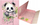 Досие со еластик Derform Panda, A4, многуобојно