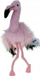 Lodër pelushi flamingo Dubi, 28cm, rozë