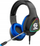 Kufje gaming Sparco USB, me mikrofon, me drita LED, blu e zeza