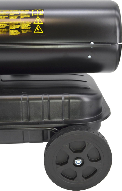 Ngrohës me vaj AWTools Black Line, 50KW, me termostat, i zi