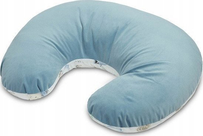 Jastëk për dhënje gji Sensillo Velvet Emerald, kadife, kompakt, blu