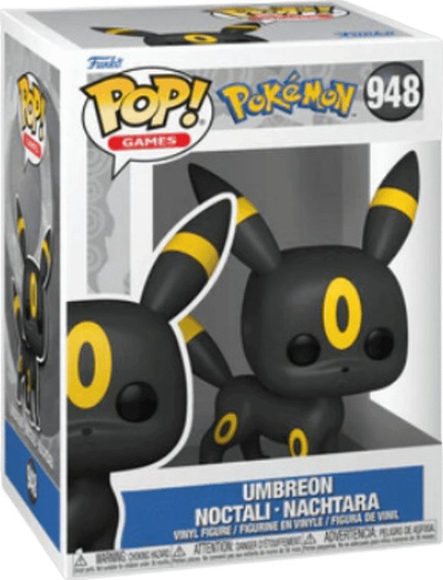 Figurë koleksionare Funko Pop Pokemon Umbreon, 10 cm, me shumë ngjyra