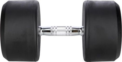 Hantel HMS HG PRO 40, 40 kg, i veshur me gomë, i zi