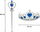 Set princeshe Swede Q3211, 5 pjesë, për kalamaj 3+, ngjyrë blu akulli