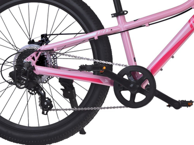 Biçikletë RoyalBaby STUDENT 24", 8 shpejtësi Shimano, amortizator përpara, rozë