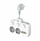 Shpërndarës energjie R-273SWS/CA, 2x Schuko me çelës, 3x USB A 1x USB C, i bardhë