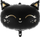 Balonë mace për Halloween Black Cat, e zezë, folie metalike