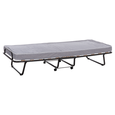 Shtrat palosës HomeMarkt Noble HM393.01, teke 80x182 cm, dyshek 9 cm, me vija blu e bardhë
