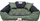 Shtrat për qen KINGDOG Soft Waterproof, 115x95 cm, jeshil me të zezë