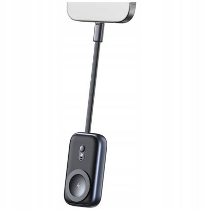 Karikues me valë me power bank Usams CD245, 1200mAh, 5W, i zi titanium