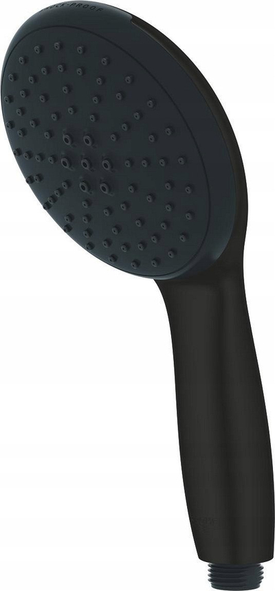 Dush dore Grohe Tempesta 261612433, 11 cm, 2 lloje spërkatjeje, i zi mat