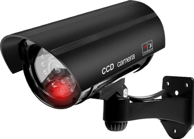 Kamerë fallco sigurie OEM AT-1B-B, formë tub, LED i kuq, e zezë