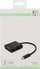 Adapter USB C në VGA Deltaco USB 3.1, për video, i zi