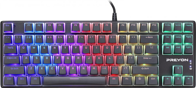 Tastierë Preyon Brown Blitz Claw Gateron Brown {PBRBC87B), e zezë