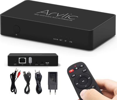 Streamer multiroom Arylic S10, Wi‑Fi, Bluetooth, i zi
