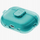 Këllëf UNIQ Glase Pro për AirPods Pro 3, transparent, me kapëse, ngjyrë teal