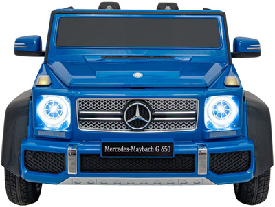 Makinë elektrike për fëmijë Mercedes Benz Maybach G650, 24V, dy vende, blu