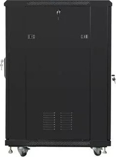 Kabinet rrjeti Lanberg Standing Cabinet 19" 22U FF01-6822-23B, çelik, i zi