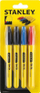 Marker i përhershëm Stanley Blue Fine Tip, set me 2 copë, blu