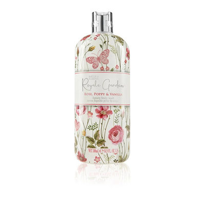 Xhel dushi për femra Baylis & Harding Rose, Poppy & Vanilla, 500 ml