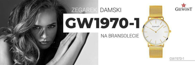 Orë gocash Giewont GW1970-1, kuarc, çelik inoks, ar