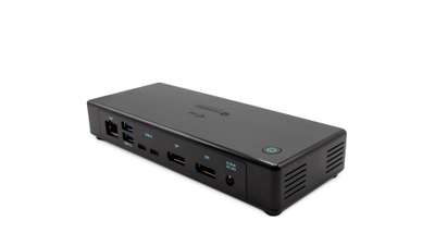 Stacion dokimi I-Tec Thunderbolt 3 USB-C, me dy DisplayPort, 4K, gri