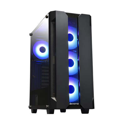 Kuti kompjuteri Chieftec Hunter GS-01B-OP, ATX, A-RGB, e zezë