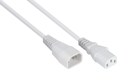 Kabllo rryme Kabelmeister SK1430 W030, 3m, IEC C14 me IEC C13, e bardhë