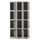 Dolap metalik Homemarkt Bexley, 12 kabinete, 90x45x185 cm, gri