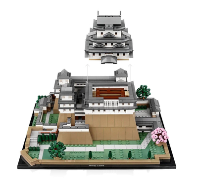 Set LEGO Architecture Himeji Castle 21060, model dekorativ, mbi 2000 copa, shumëngjyrësh