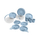 Set kampingu Curver 262887, 33 pjesë, plastike, blu