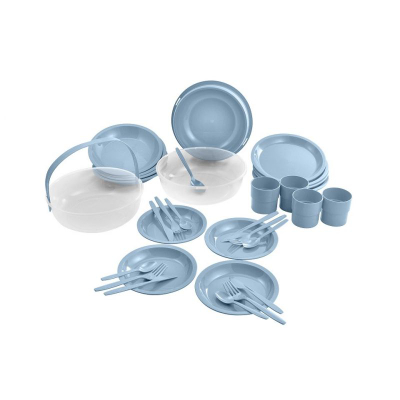 Set kampingu Curver 262887, 33 pjesë, plastike, blu