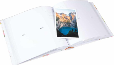 Album fotosh Goldbuch Garden Chic Blue, 200 foto 10x15cm, i kaltër me lule