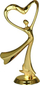 Figurë plastike VS, Dance F198/G, e artë