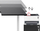Tavolinë zyre me motor Beliani DESTINES, 120 x 60 cm, lartësi që e ngre dhe e ul vetë, kornizë e zezë me dru të çelët