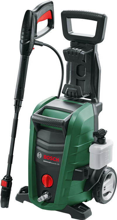 Pastrues me presion t’lartë Bosch UniversalAquatak 130, 1700W, me set aksesorësh 360°, jeshil
