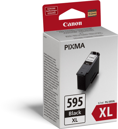 Fishek boje Canon PG-595XL, origjinal, kapacitet i lartë XL, i zi
