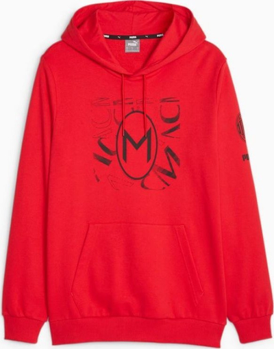 Bluzë me kapuç Puma AC Milan FtbCore Graphic Hoody, për burra, e kuqe