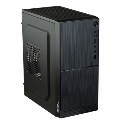 Kuti kompjuteri Akyga AK35BK Micro Tower, Micro ATX, USB 2.0, e zezë