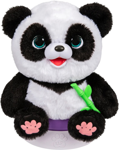 Lodër pelushi interaktive Little LLP My Baby S2 Panda, me efekte zanore, shumëngjyrëshe