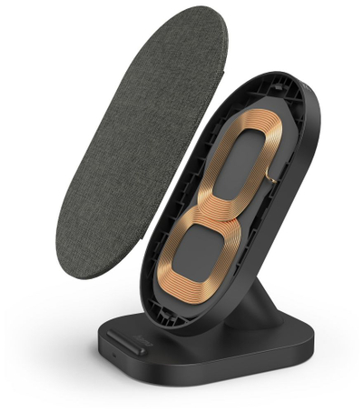 Karikues pa tela Hama "QI-FC10S-Fab", 10 W, i zi