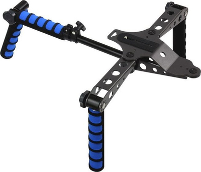 Рачен стабилизатор Micnova Tripod Steadycam, за DSLR и видео камери, легура од челик и алуминиум, црн