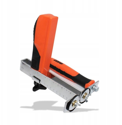 Vegël prerëse për gips EDMA Plac &amp; Roll, thellësi prerje 150 mm, portokalli