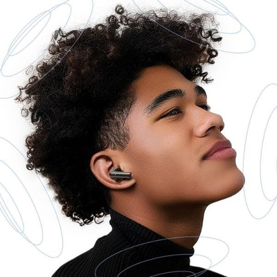 Kufje pa tela Usams IF27, Bluetooth 5.3, in ear, të zeza