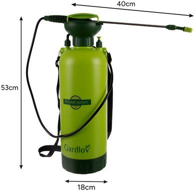 Spërkatëse dore me presion Gardlov 25430, 8L, e gjelbër