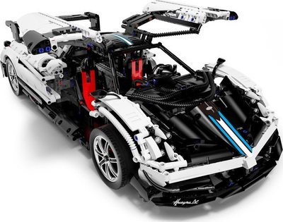 Set me montim makine Pagani Huayra BC Rastar 97910, shkallë 1/8, 2896 pjesë, shumëngjyrësh