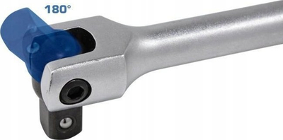 Shkop artikulues për çelësa tubularë Rockforce, 1/2", 380mm, çelik krom vanadium